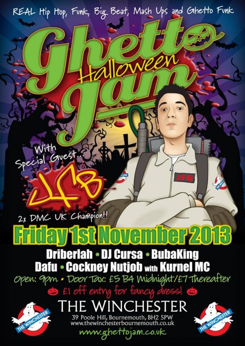 E-Flyer Halloween Jam with JFB