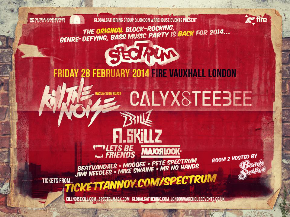 Bombstrikes Room @ Spectrum London 28th Feb Bombstrikes Room @ Spectrum London 28th Feb