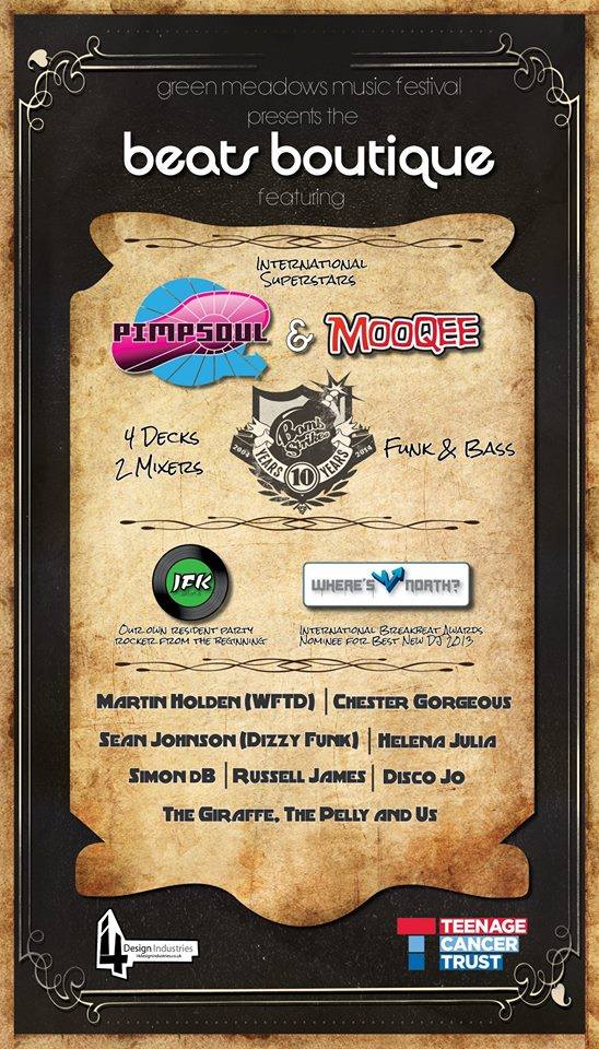 Mooqee & Pimpsoul: Green Meadows festival 5th July 2014 Mooqee & Pimpsoul: Green Meadows festival 5th July 2014
